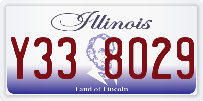IL license plate Y338029