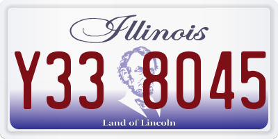 IL license plate Y338045