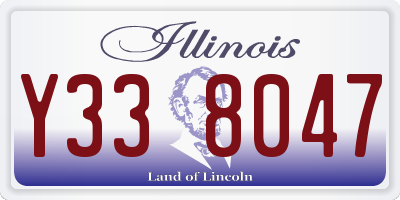 IL license plate Y338047