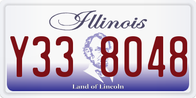 IL license plate Y338048
