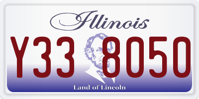 IL license plate Y338050