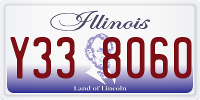 IL license plate Y338060