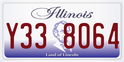 IL license plate Y338064