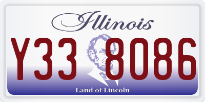 IL license plate Y338086