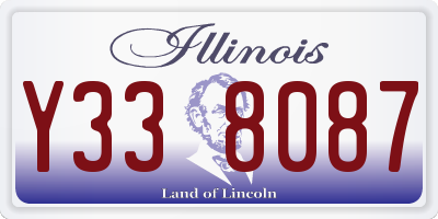 IL license plate Y338087