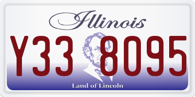 IL license plate Y338095