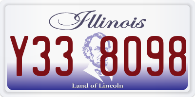 IL license plate Y338098
