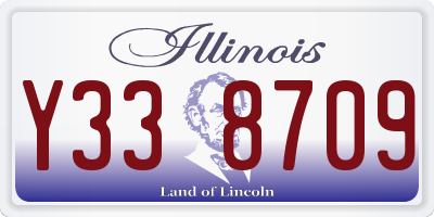 IL license plate Y338709