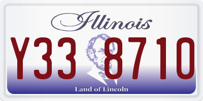 IL license plate Y338710