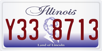 IL license plate Y338713