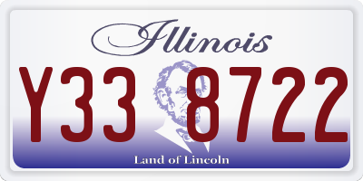 IL license plate Y338722