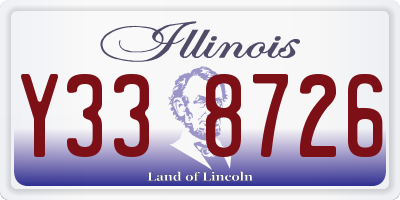 IL license plate Y338726