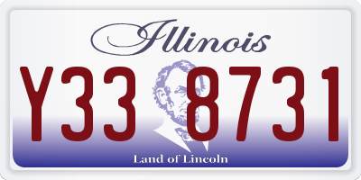 IL license plate Y338731