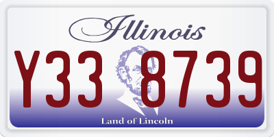 IL license plate Y338739
