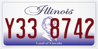 IL license plate Y338742