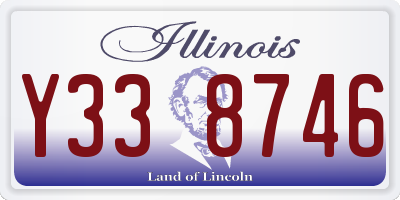 IL license plate Y338746