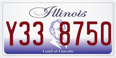 IL license plate Y338750