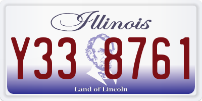 IL license plate Y338761