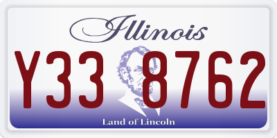 IL license plate Y338762