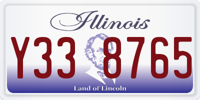 IL license plate Y338765