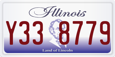 IL license plate Y338779