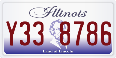 IL license plate Y338786