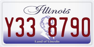 IL license plate Y338790