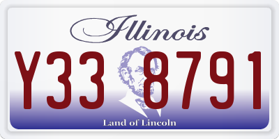 IL license plate Y338791