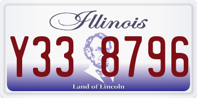IL license plate Y338796