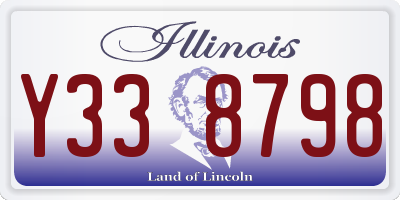 IL license plate Y338798
