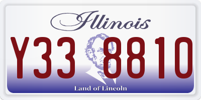 IL license plate Y338810