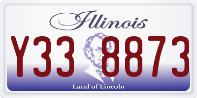 IL license plate Y338873