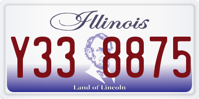 IL license plate Y338875
