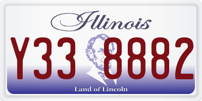 IL license plate Y338882