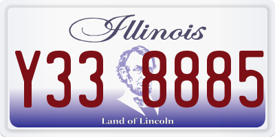 IL license plate Y338885