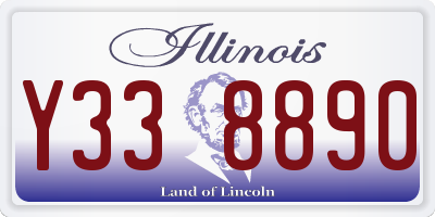 IL license plate Y338890
