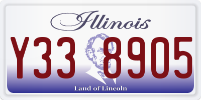 IL license plate Y338905