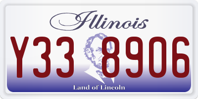 IL license plate Y338906
