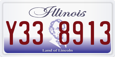 IL license plate Y338913
