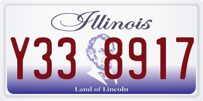IL license plate Y338917