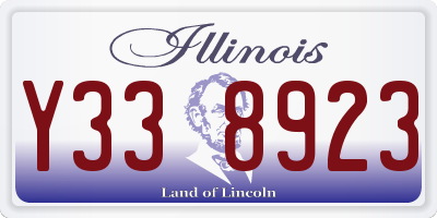 IL license plate Y338923