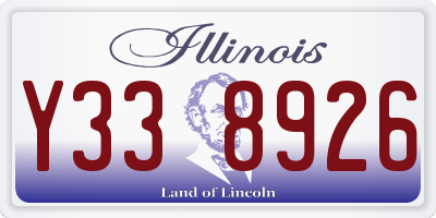IL license plate Y338926