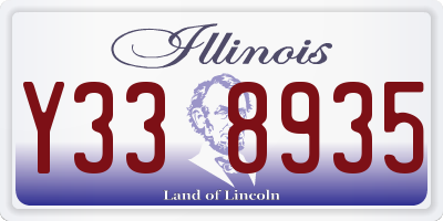 IL license plate Y338935