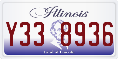 IL license plate Y338936