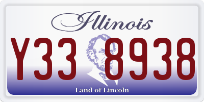 IL license plate Y338938