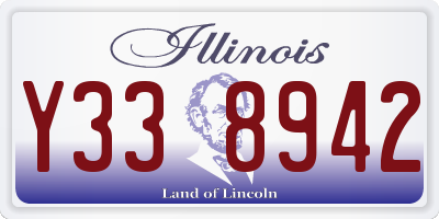 IL license plate Y338942