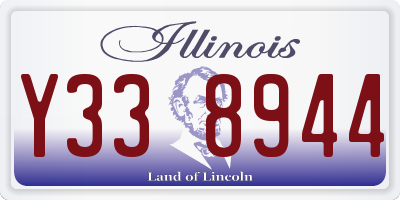 IL license plate Y338944