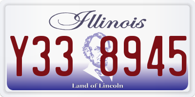IL license plate Y338945