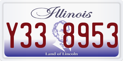 IL license plate Y338953