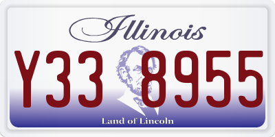 IL license plate Y338955